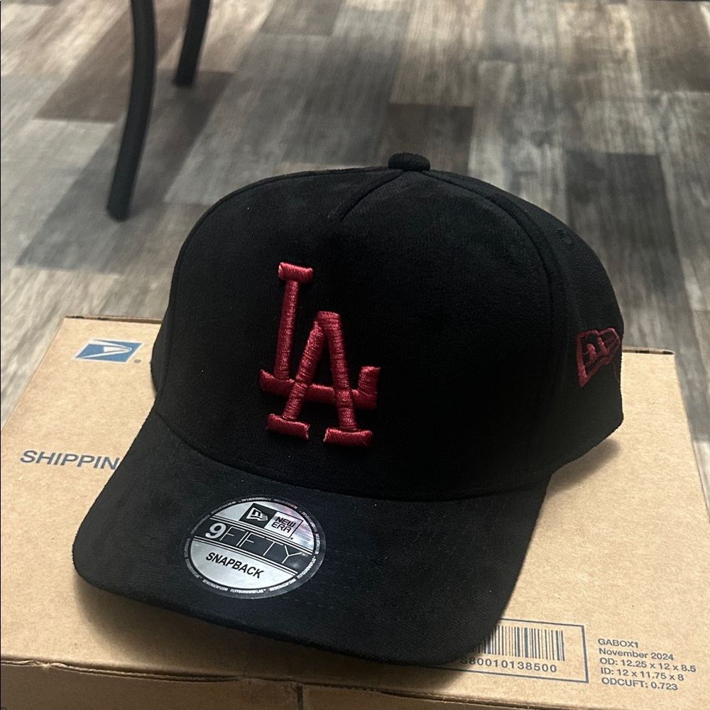 Black and Red LA Cap